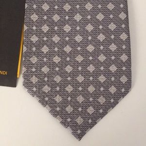 Fendi 100% silk tie. Brand new with Tag.